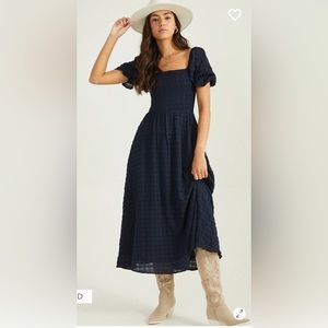 Altr’d state Navy Blue midi dress